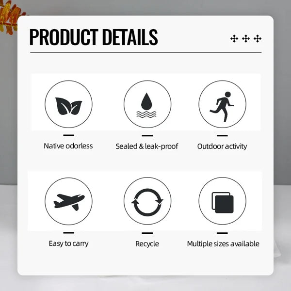 Portable Travel Fluid Makeup Pouch