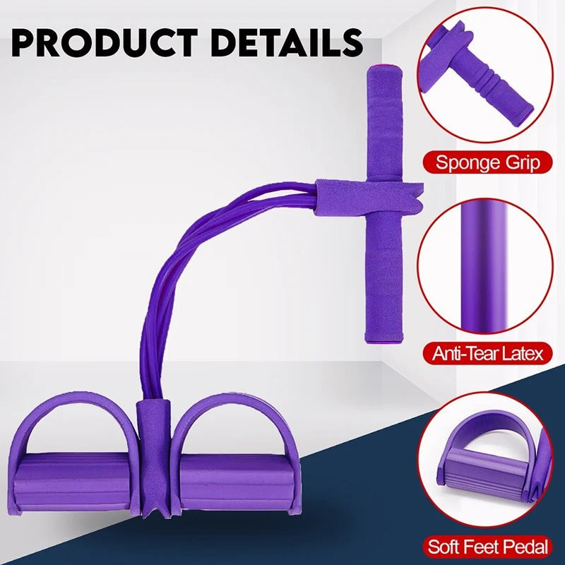 High Quality Tummy Trimmer Pedal Resistance Bands