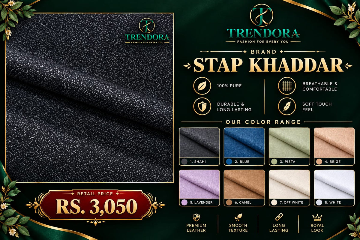 Stap Khaddar Unstitched Fabric